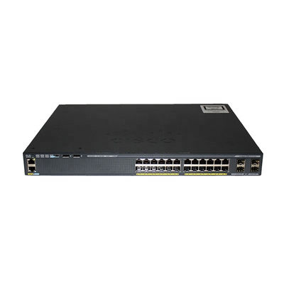 WS-C2960X-24PD-L Bộ chuyển mạch mạng 24 cổng Bộ chuyển mạch Ethernet 24xGE PoE 370W 2x10G